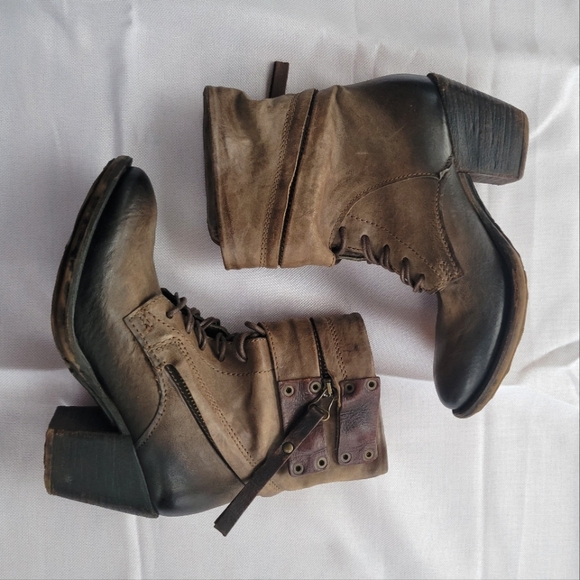 A.S.98 Shoes - A.S.98 Brown Leather Ankle Boots, Womens EU 36, US 5.5-6